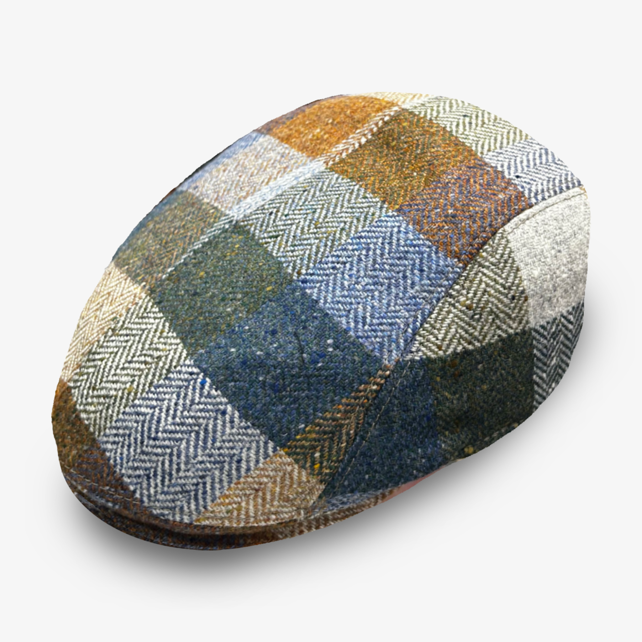 Jackson K Patchwork Wool Flat Cap GÖTTMANN | Henri Henri - Henri Henri