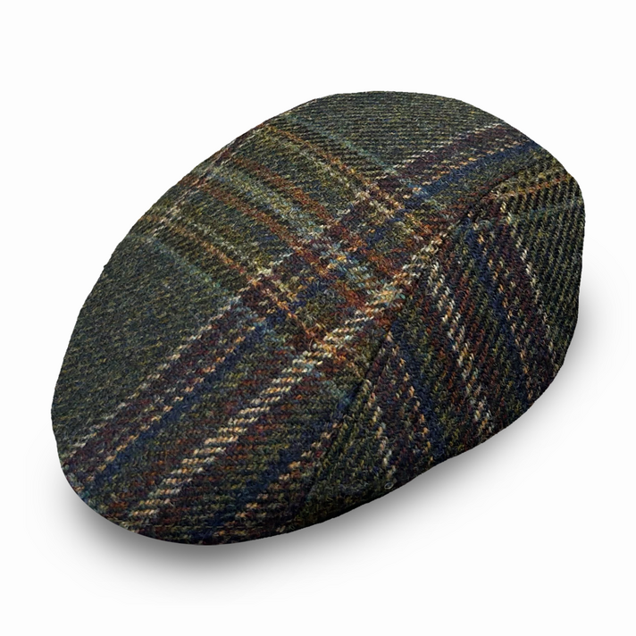 Casquette Plate (flat Cap) En Laine à Carreaux écossais - Taille XL - Neuf Sans étiquette