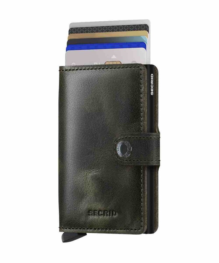 Secrid Portefeuille en cuir Miniwallet Vintage