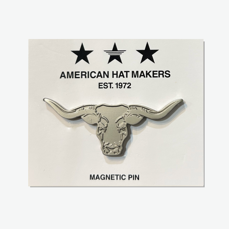 Longhorn magnetic hat pin AMERICAN HAT MAKERS