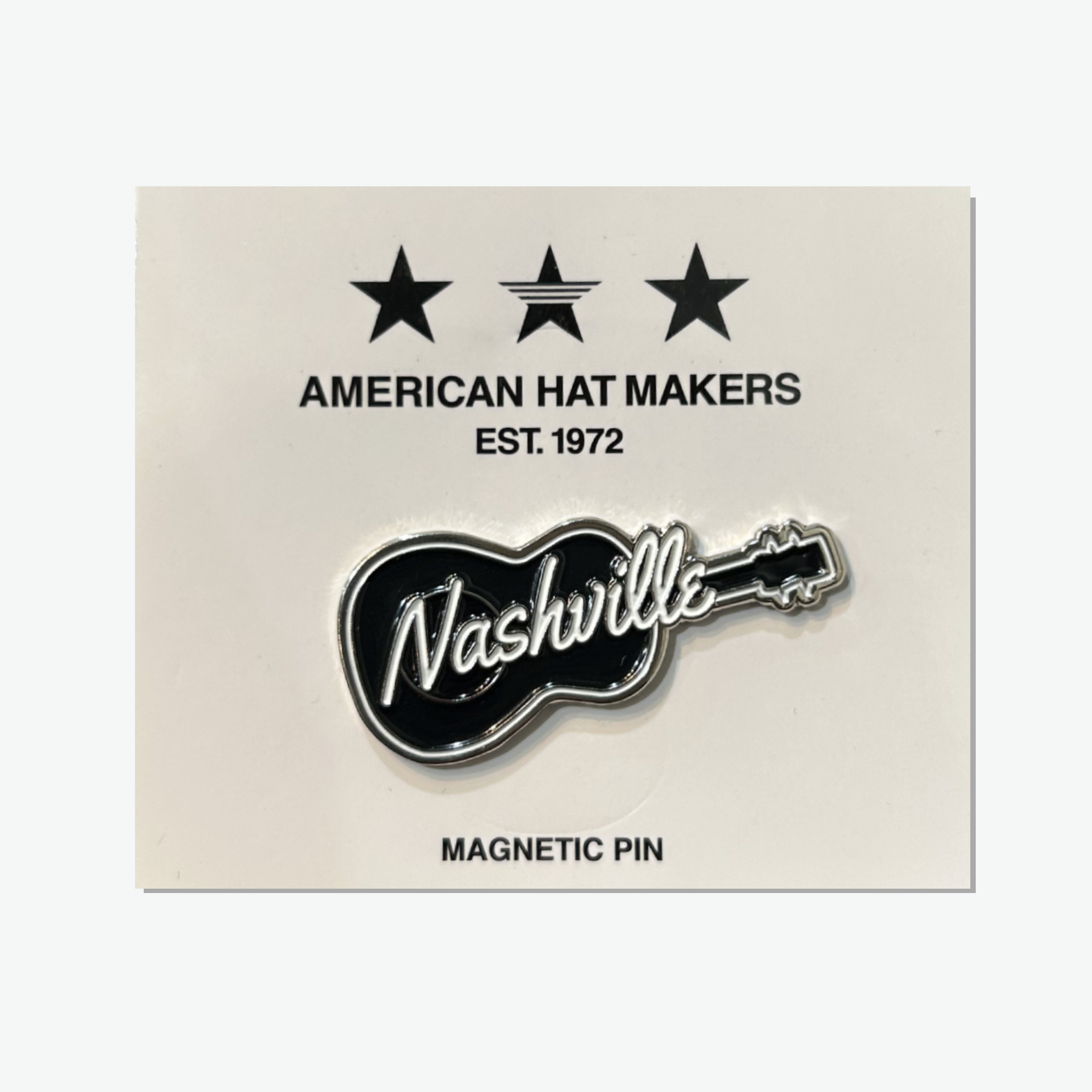 Nashville Guitar Pin AMERICAN HAT MAKERS | Fast Shipping | Henri Henri