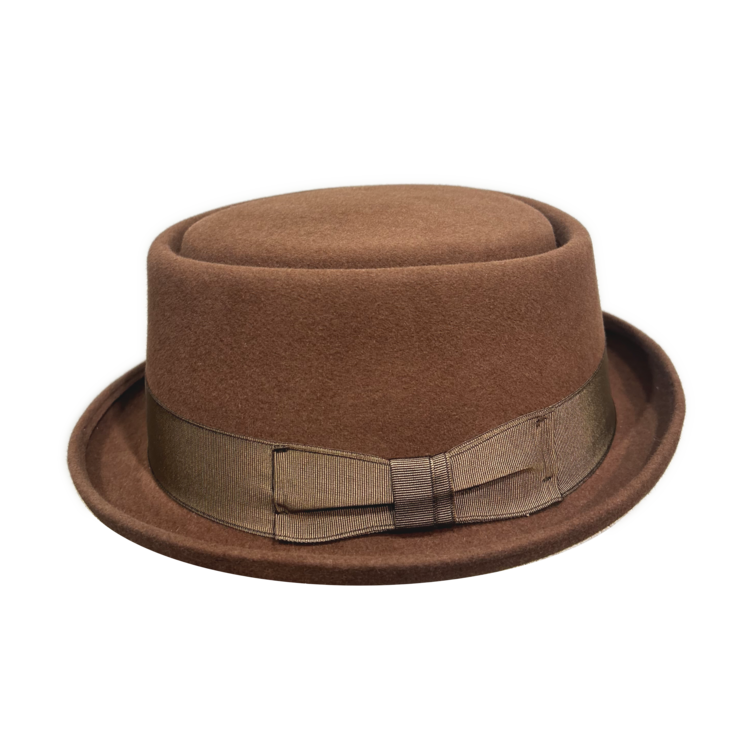 Porkpie Fur Felt Short Brim Hat HENRI HENRI