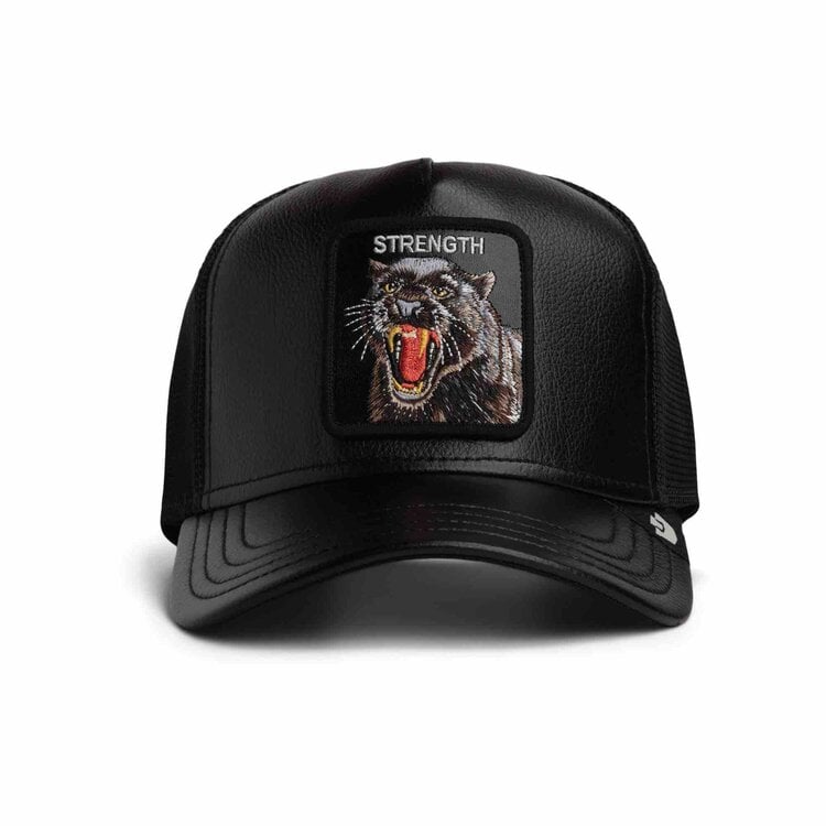 Casquette Trucker Faux Leather Panther GOORIN BROS.