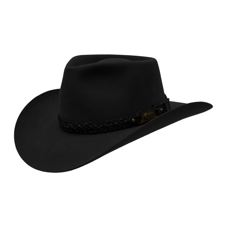 Chapeau Cowboy Snowy River Feutre Fourrure AKUBRA
