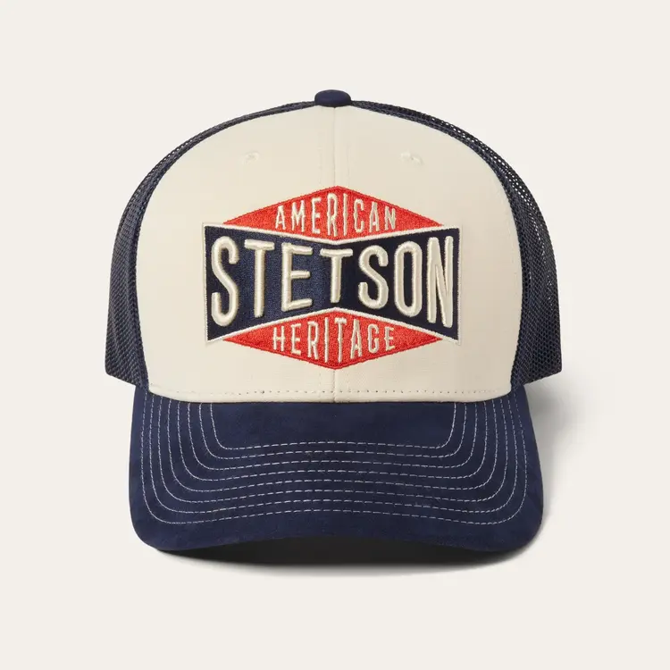 Cream American Trucker cap STETSON