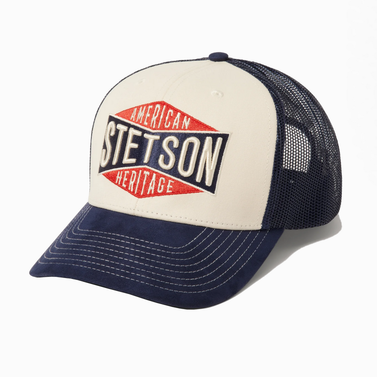 Cream American Trucker cap STETSON