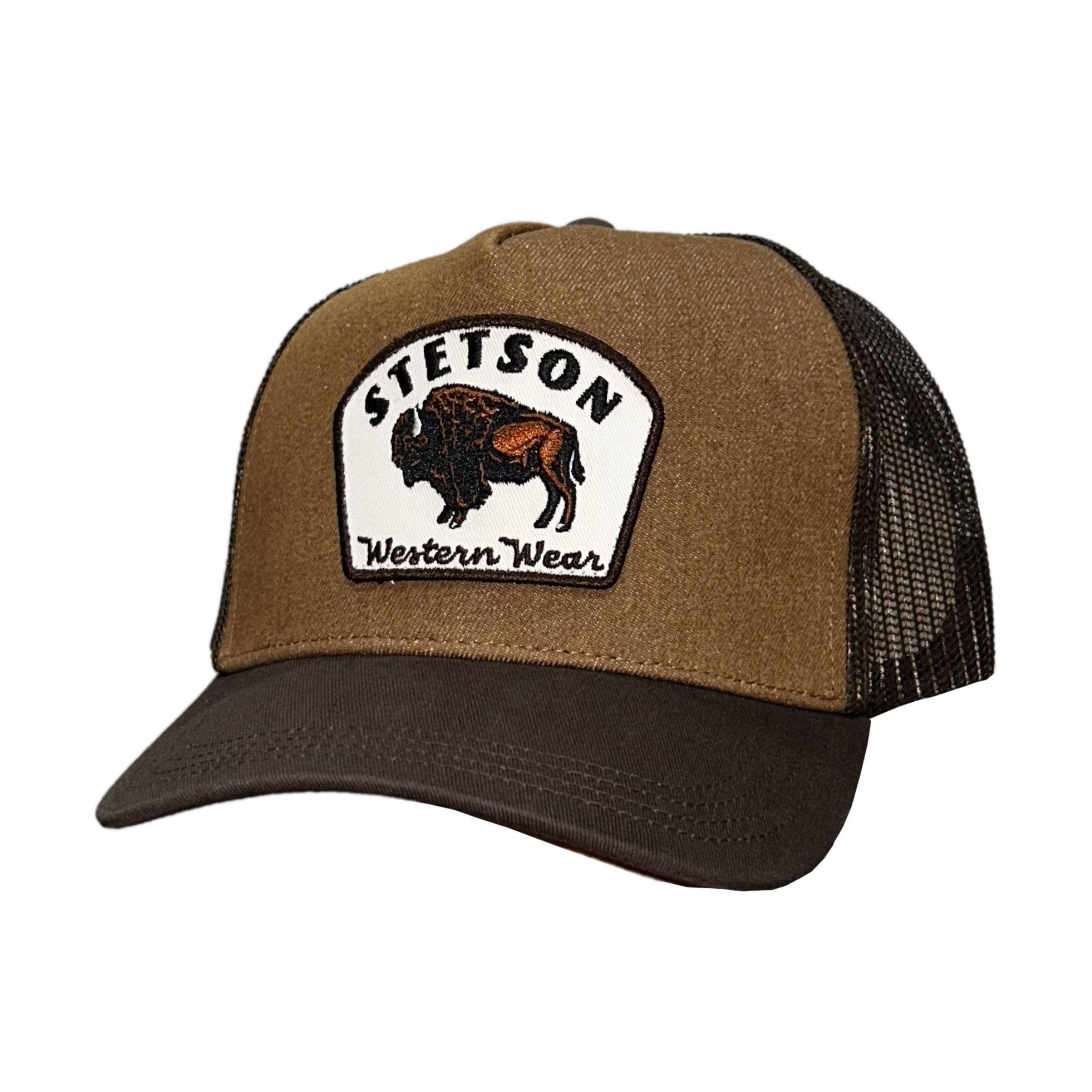 Bison Patch Trucker STETSON | Fast shipping STETSON | Henri Henri