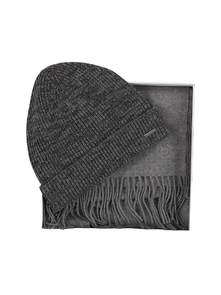Beanie and scarf gift set Virgin Wool BUGATTI