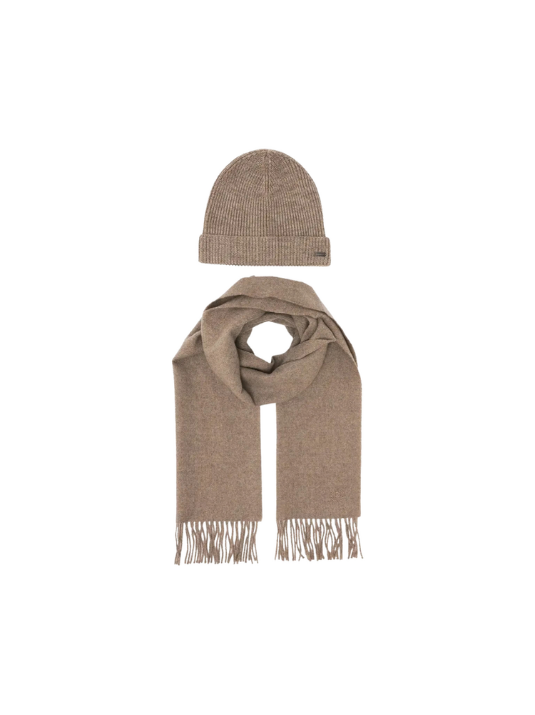 Coffret Cadeau Tuque - Foulard Laine vierge BUGATTI