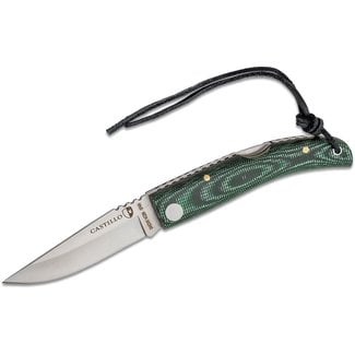 Castillo Navaja Pine Green Micarta Folding Knife