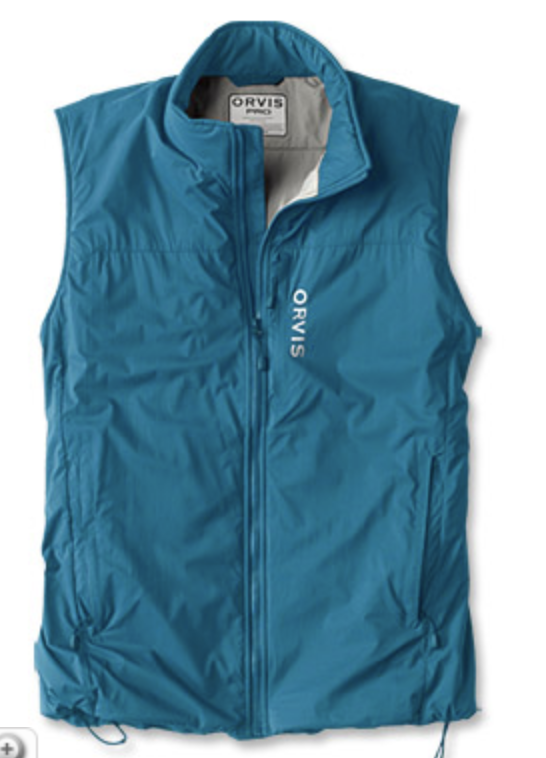 Women's Pro Insulated Fishing Vest | Mineral Blue | Size Small | Recycled Materials/Synthetic | Orvis