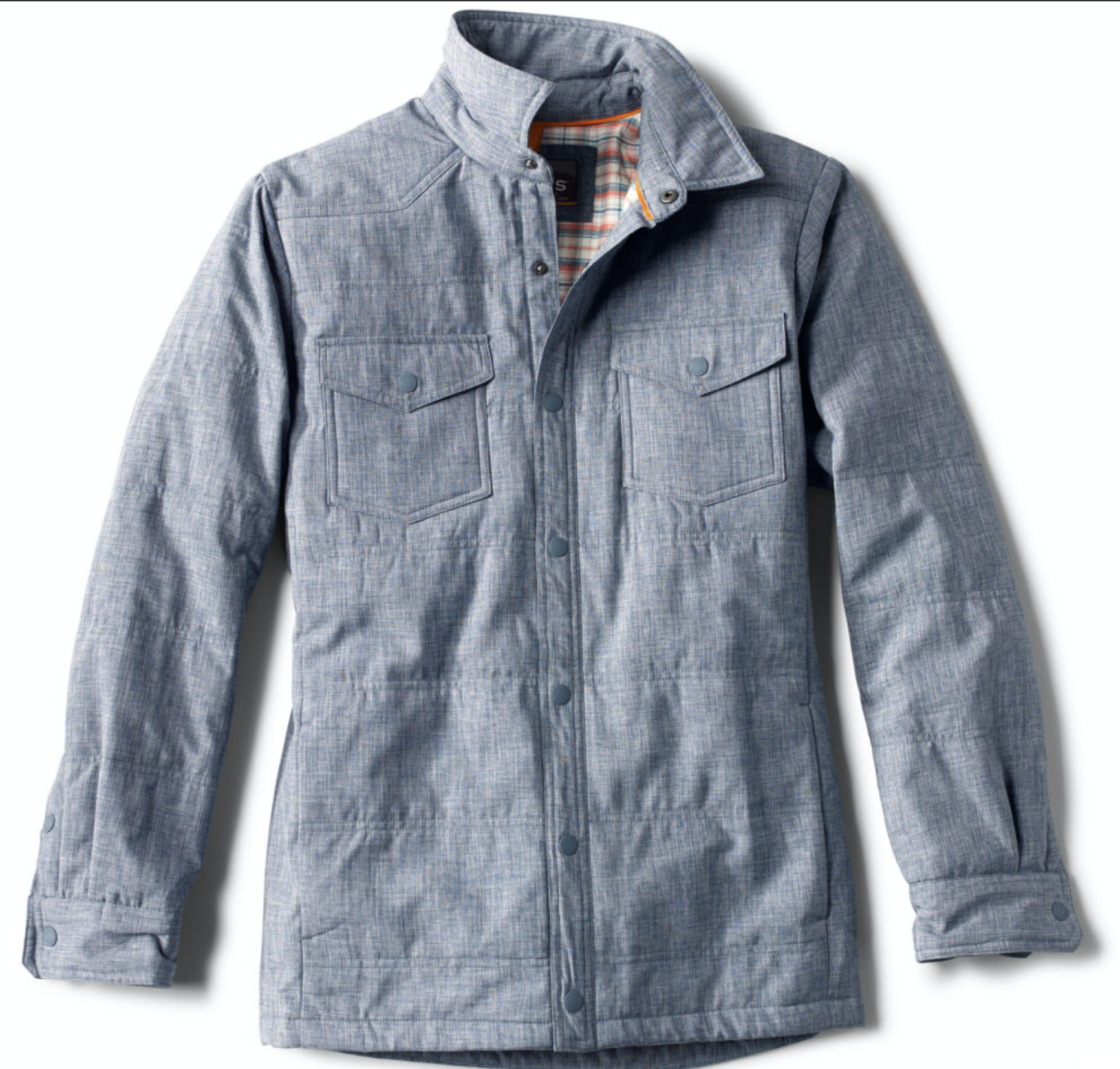 Tech Chambray Shirt Jacket BCHAM - The Gadget Company