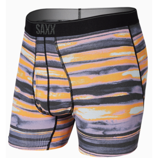 SAXX Quest Boxer Brief Fly MultiFogBankStripe