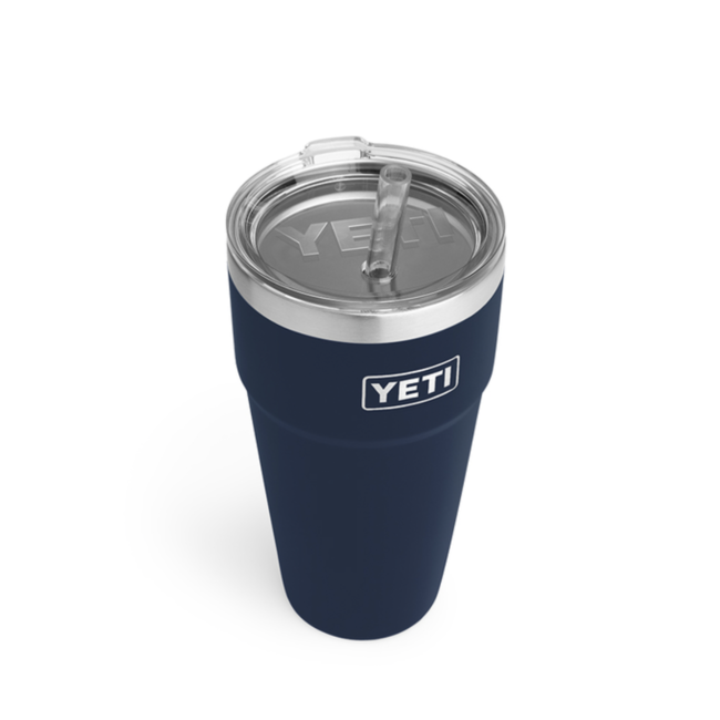 Yeti 26 oz. Rambler Bottle with Straw Cap, Charcoal