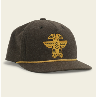 Howler Brothers Structured Snapback - 2 Headed Bird : Brown