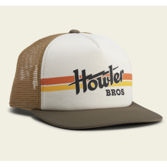 Howler Brothers Structured Snapback- Electric Stripe : Stone/Brown/Gold