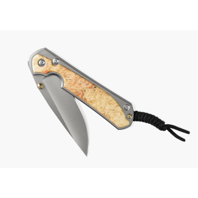 Chris Reeve Knives Small Sebenza 31 Inlay Box Elder CPM Magnacut