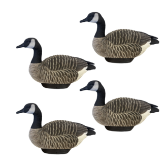 Lifetime Decoys FlexFloat Canada Goose Flocked Head 4 Pack