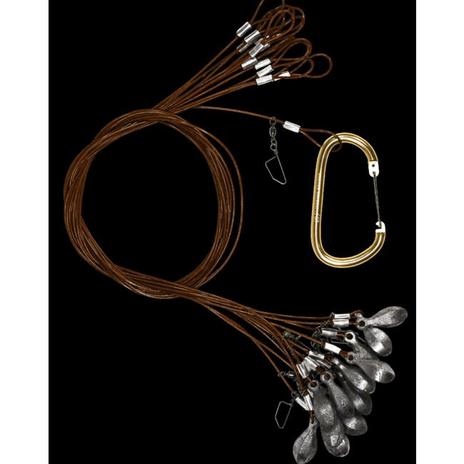 Heyday Outdoors 48" 4oz Texas Rig w/ Carabiner (Un-Packaged)