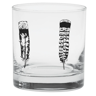 RepYourWater Grouse Feathers Old Fashioned Glass