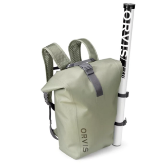 Orvis Pro Waterproof Rolltop Backpack Cloudburst