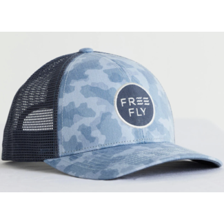 Free Fly Camo Trucker hat - Clearwater Camo