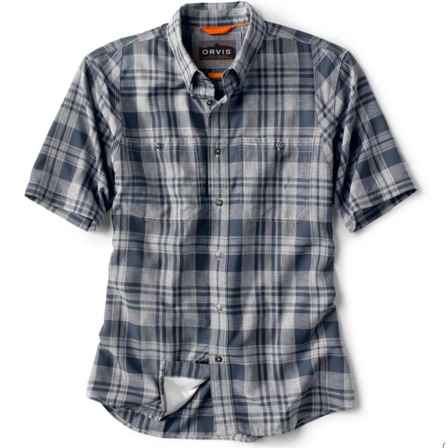 Orvis S/S Tech Chambray Plaid workshirt