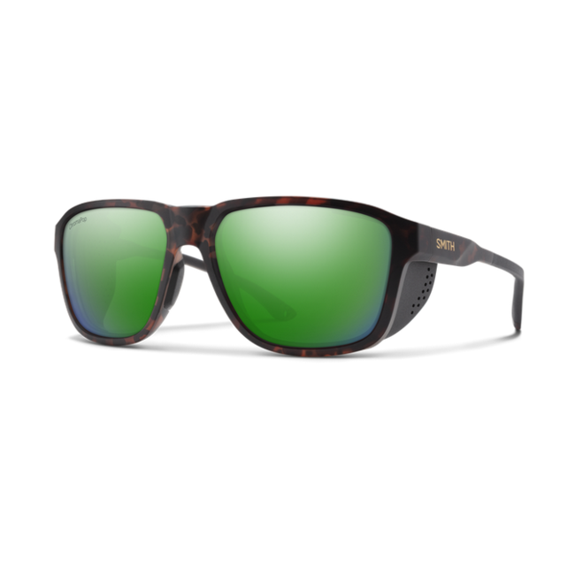 Smith Optics EMBARK Matte Tortoise | ChromaPop Polarized Green Mirror