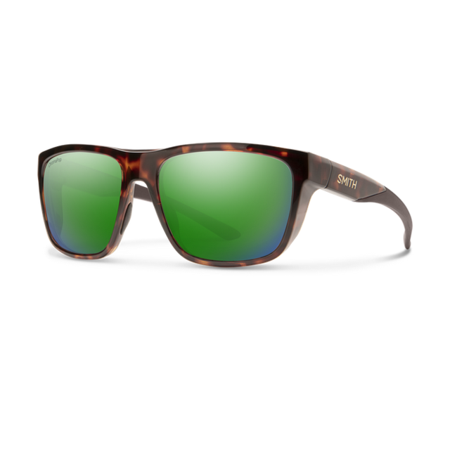 Smith Optics BARRA Tortoise | ChromaPop Glass Polarized Green Mirror