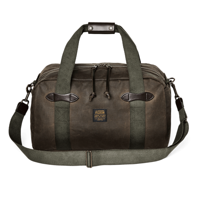 Tin Cloth Small Duffle Bag Otter Green - The Gadget Company