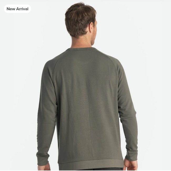 Free Fly Men's Bamboo Lightweight Fleece Crew