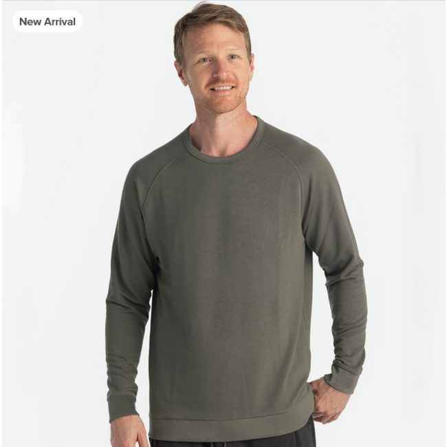 Free Fly Men's Bamboo Lightweight Fleece Crew