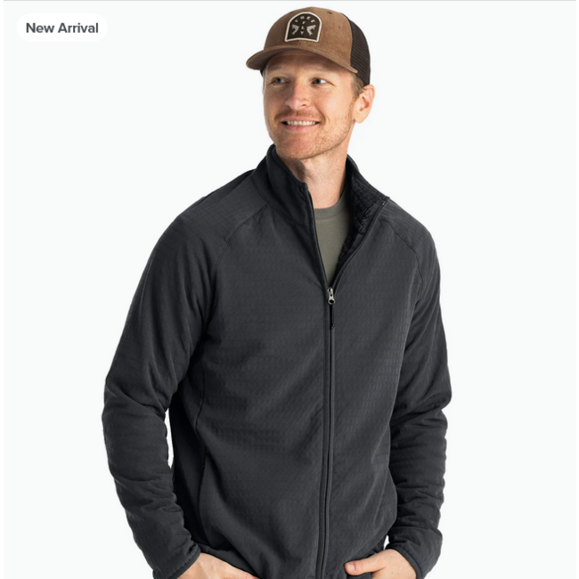 Free Fly Men's Gridback Fleece Jacket
