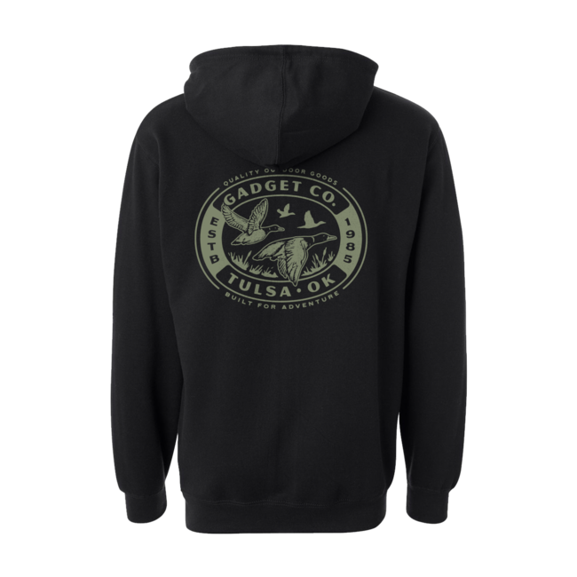 Gadget Hoodie Flying Duck Design