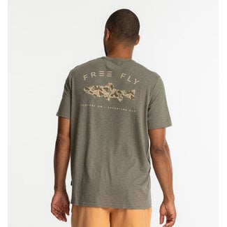 Free Fly Trout Camo Pocket Tee