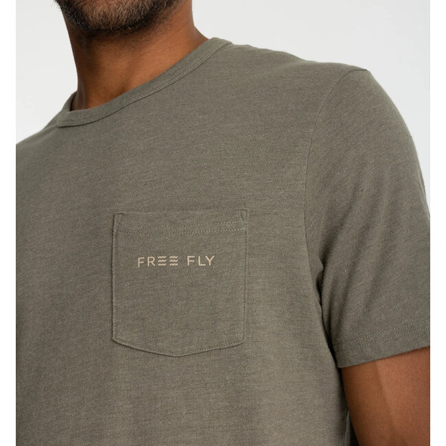 Free Fly Redfish Camo Pocket Tee