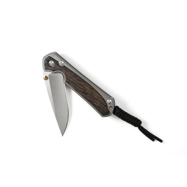 Chris Reeve Knives Large Sebenza 31 Inlay Bog Oak Drop Point CPM Magnacut