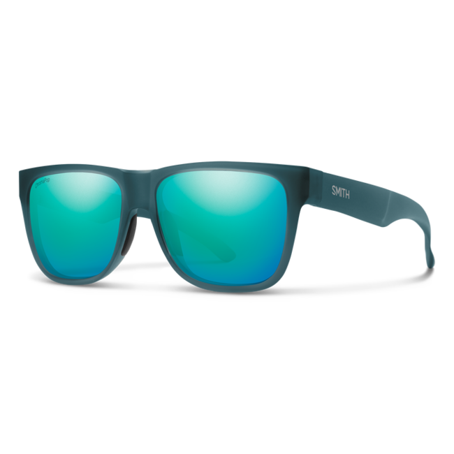 Smith Optics Lowdown 2 Matte Pacific Crystal | ChromaPop Polarized Opal Mirror