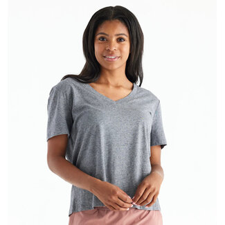 Free Fly Women's Bamboo Heritage V Neck Tee