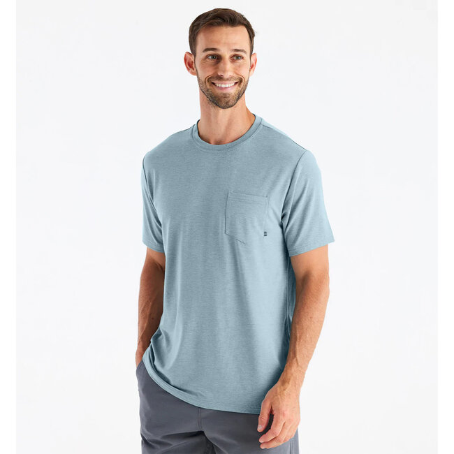 Free Fly Men's Bamboo Flex Pocket Tee