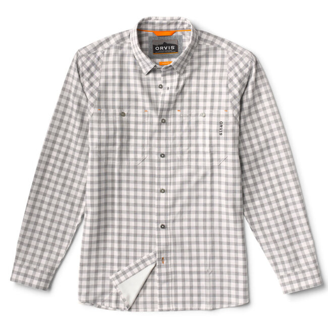 Orvis Tech Chambray Plaid Workshirt