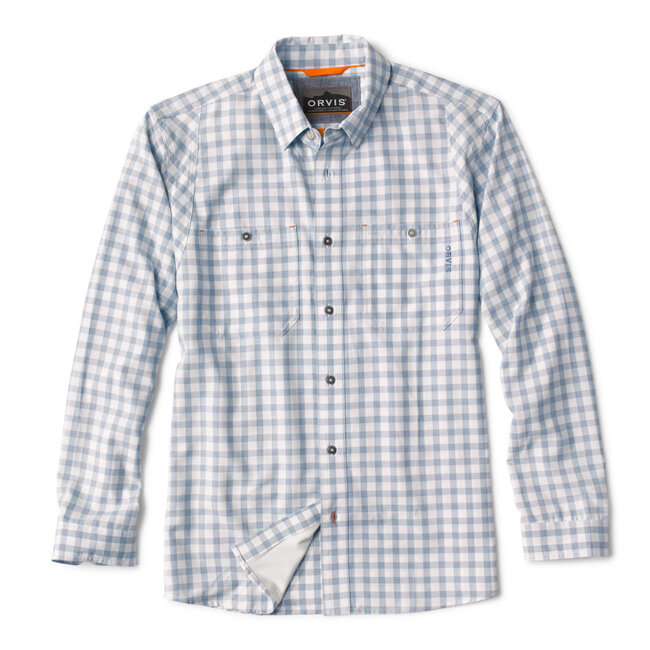 Orvis Tech Chambray Plaid Workshirt