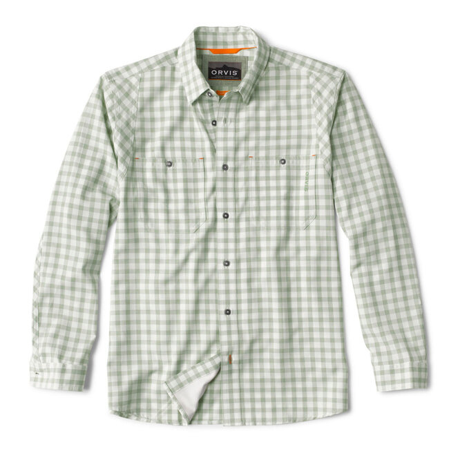 Orvis Tech Chambray Plaid Workshirt