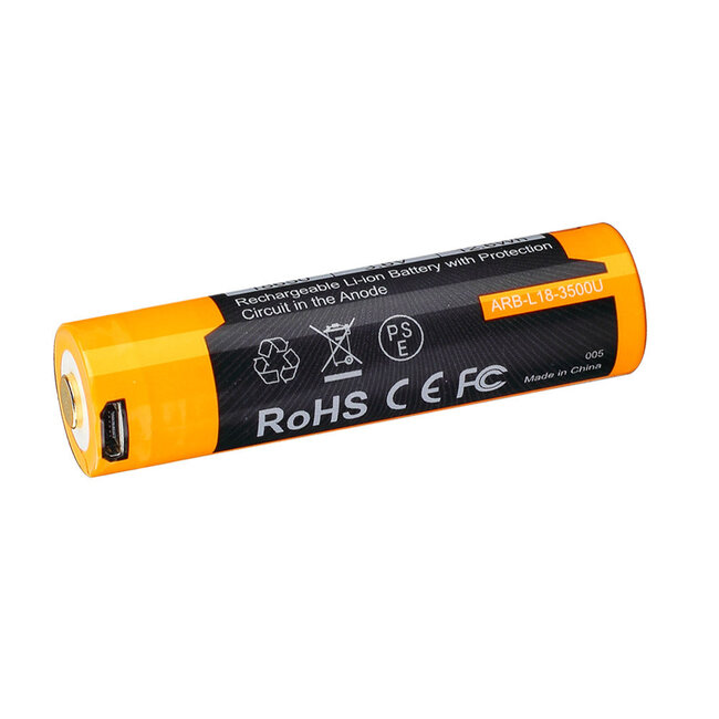 Fenix Fenix USB Rechargeable Li-ion 18650 Battery