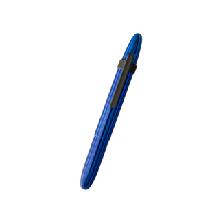 Blue Moon Bullet Pen w/Black Finger Grip/Clip,