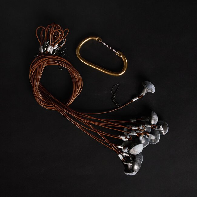 Heyday Outdoors 4ft 6oz Mushroom TX Rigs Brown (Clamshell - 12ct)