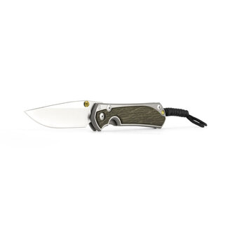 Chris Reeve Knives Small Sebenza 31 Inlay Bog Oak Drop Point