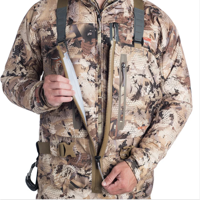Sitka Delta Zip Wader w/ Lacrosse Boots