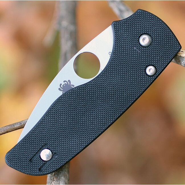Spyderco Lil Native Black G-10 Plainedge