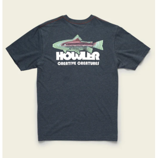 Howler Brothers Pocket T-Shirt : Trucha : Charcoal Heather